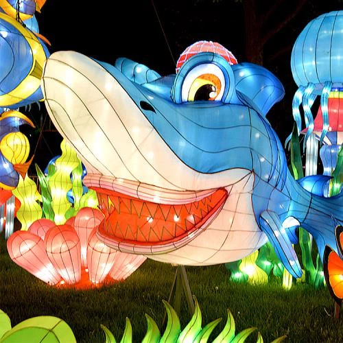 Čínská tradiční festival dekorace lucerny