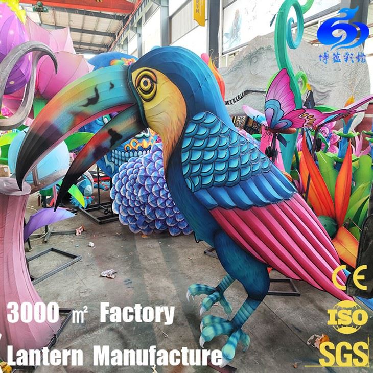chinese parrot lantern